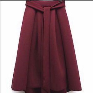 ASOS Hi Low Midi Skirt with Belt